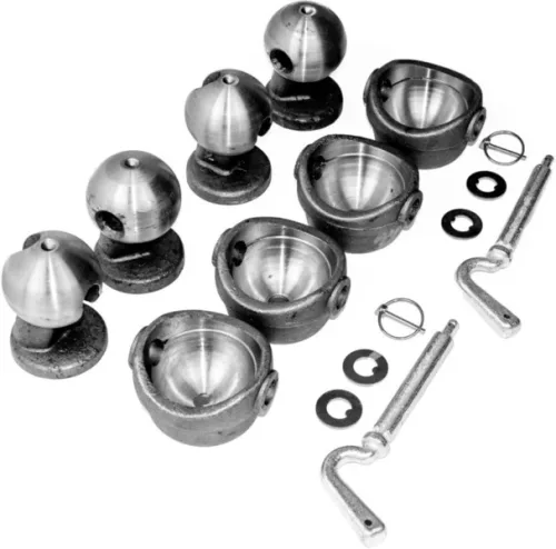 Set de bile verticale 75mm scăzut