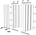 Ușă spate din aluminiu 2900-3000mm