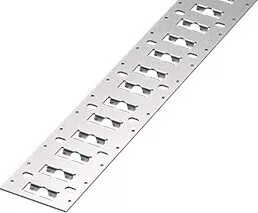 Șină de fixare încastrată