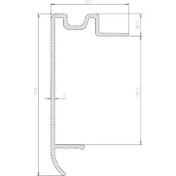 Profilul cadrului 15mm