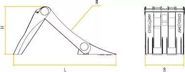 Cuier de susținere a roților E36 pliabil