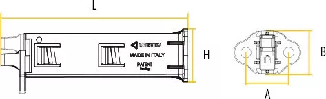 Suport pentru curea de roți pliabilă E36 dublu