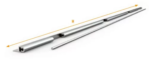 Set de balamale din aluminiu 2100-2200mm