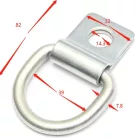 Cârlige de fixare cu 1 șurub armat