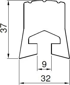 Profil de cauciuc de impact 2500