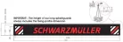 Clapetă de noroi spate 2400x250 Schwarzmüller