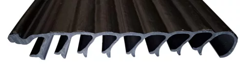 Clapetă de noroi retractabilă din plastic 3800 mm 160 mm înălțime