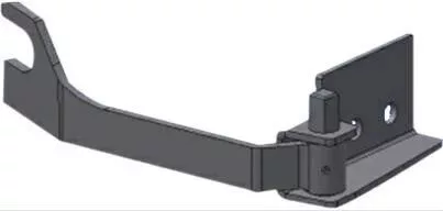 Întinzător de prelată stânga față pentru remorcă cu platformă (scuter)