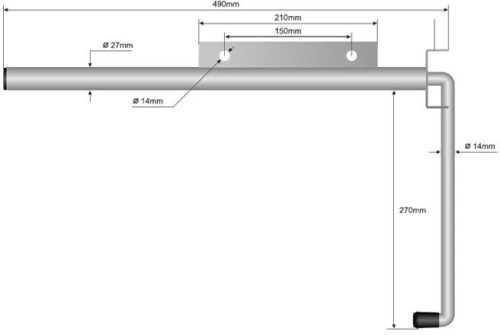 Doorstop cu arc 490 PL