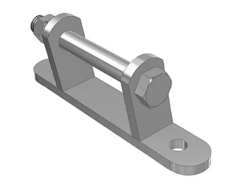 Inox Buck pentru placa de balama cu șuruburi