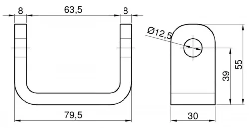 Inox Buck sudabil la placa de balama