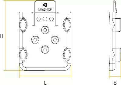 Suport de roți suport de pană Nano