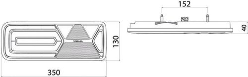 Lampă spate Schmitz LED stânga