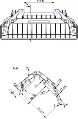 Spanifer protector de margine CROSS