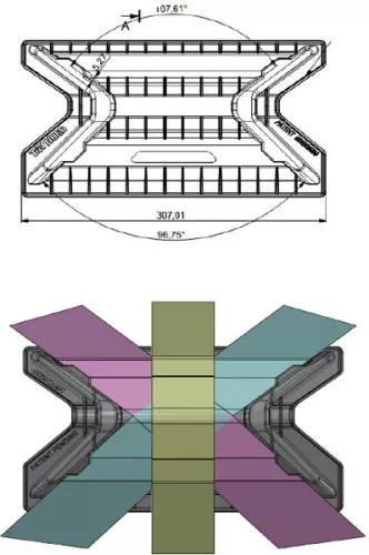 Spanifer protector de margine CROSS