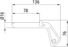 Billet pin 16x70