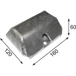 Bara de protecție metalică 160 x 120 x 60 Krone