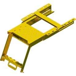 Scări cu platformă extensibilă cu 1 treaptă