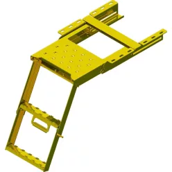 Scări cu platformă extensibilă cu 2 trepte