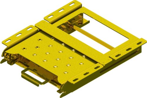 Scări cu platformă extensibilă cu 2 trepte