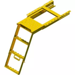 Scări cu platformă extensibilă cu 3 trepte