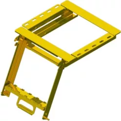 Scări cu 1 treaptă extensibilă