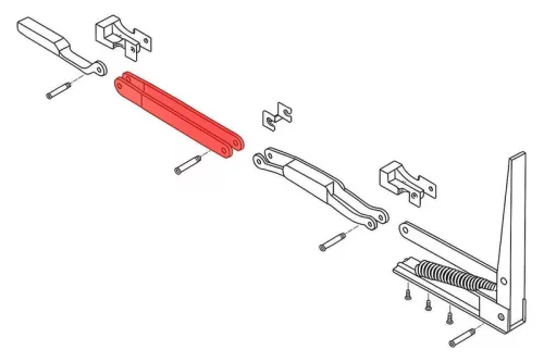Conector Kinnegrip K20 pentru bară stabilizatoare 200 mm