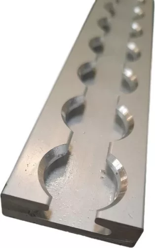 Șină airline 34x10mm 3000mm dreptunghiulară fără găuri