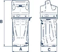 Suport pentru stingător FOLPY 6 kg