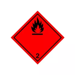 AUTOCOLANT ADR 2 GAZ INFLAMABIL