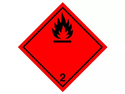 AUTOCOLANT ADR 2 GAZ INFLAMABIL