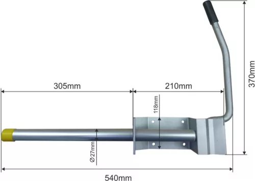 Suport ușă L=532 mm Schmitz