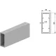 Profil pentru stâlp de oblon 80x35 5100 mm