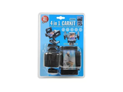 SUPORT TELEFON AUTO CU BRICHETA + USB