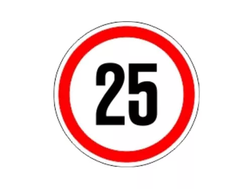 AUTOCOLANT LIMITATOR VITEZA 25 (MARE)