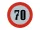 AUTOCOLANT LIMITATOR VITEZA 70 REFLECTORIZANT (MARE)