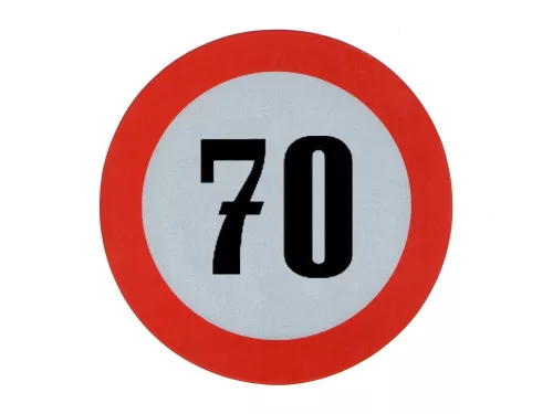 AUTOCOLANT LIMITATOR VITEZA 70 REFLECTORIZANT (MARE)