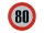 AUTOCOLANT LIMITATOR VITEZA 80 REFLECTORIZANT (MARE)
