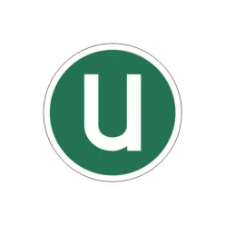 TABLA, PLACA METALICA CU LITERA "u"
