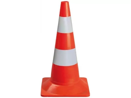 CON DE SEMNALIZARE CU DUNGI REFLECTORIZANTE 54CM