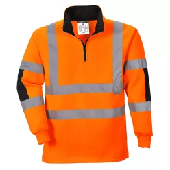 Portwest Jól láthatósági Xenon Rugby pulóver