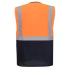 Portwest ES1 Essential Hi-Vis kontraszt cipzáras vezetői mellény