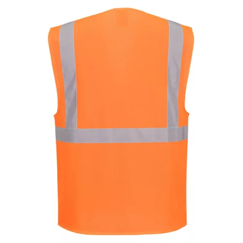 Portwest ES1 Essential Hi-Vis Mesh cipzáras vezetői mellény
