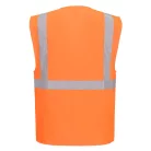 Portwest ES1 Essential Hi-Vis cipzáras vezetői mellény