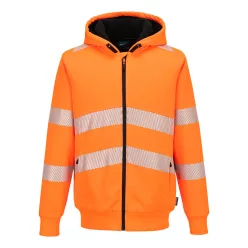 Portwest PW321 Hi-Vis téli cipzáras pulóver