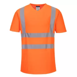 Portwest V-nyakú pólóing hálós panelekkel