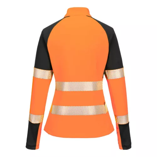 Portwest PW3 Hi-Vis női 1/4 cipzáras pulóver