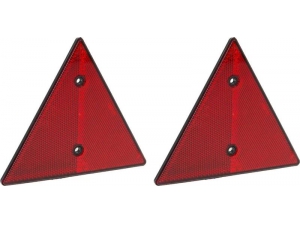 Prisma triunghiulară roșie cu șurub