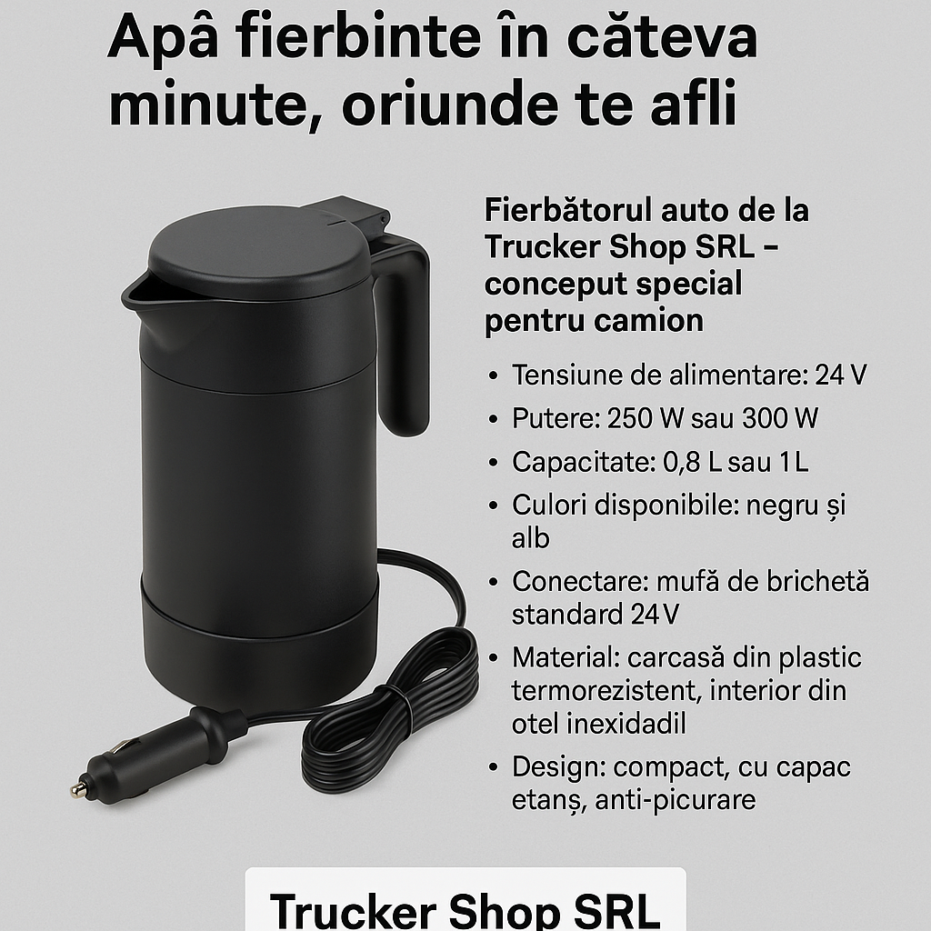 Fierbător auto pentru camion 24V